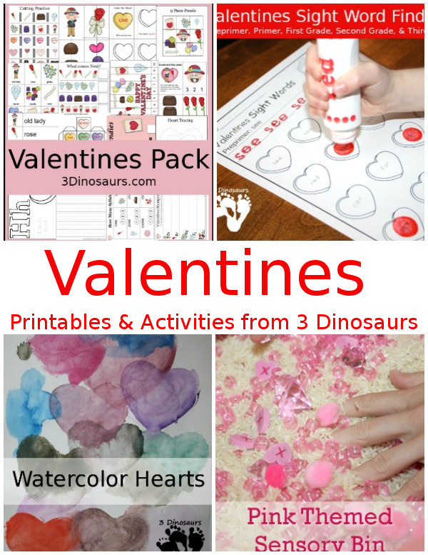 20+ Valentines Themed Printables and Activities