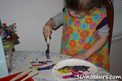 Painting with Kitchen Utensils