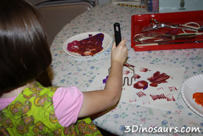 Painting with Kitchen Utensils