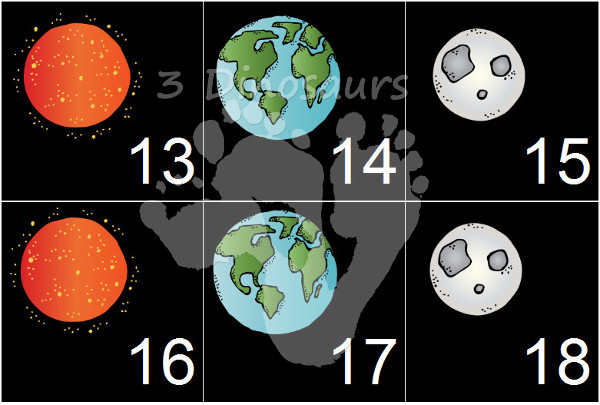 Free 2014 Planets Calendar Set - 3Dinosaurs.com