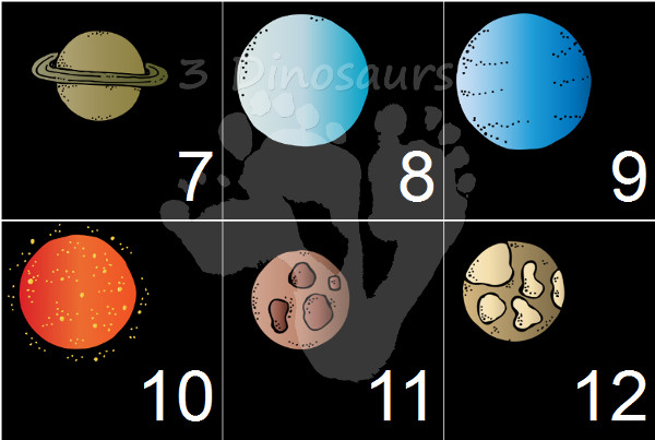 Free 2014 Planets Calendar Set - 3Dinosaurs.com