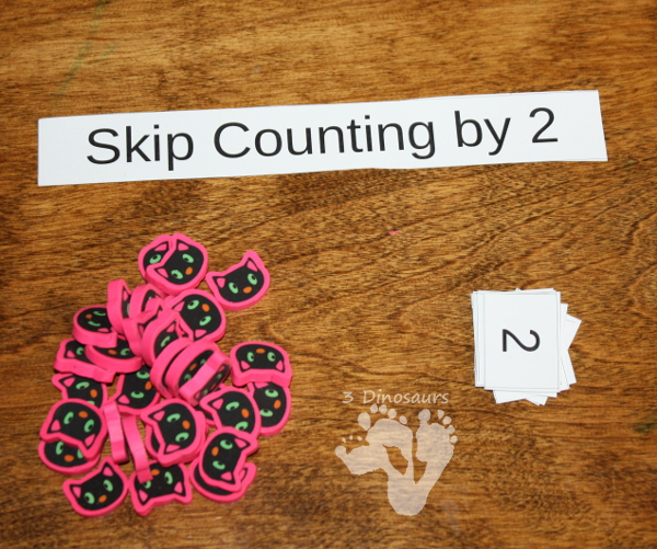 Free Skip Counting Tiles - 3Dinosaurs.com