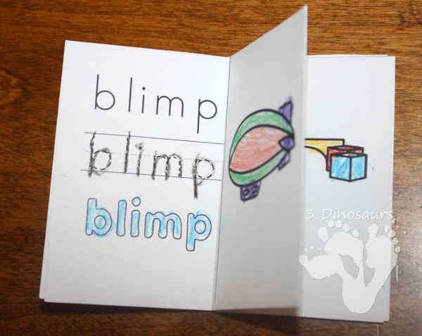 Free Blends Small Books: Bl-, Br-, Cl-, Cr-  - 3Dinosaurs.com