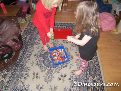 Button Sensory Bin