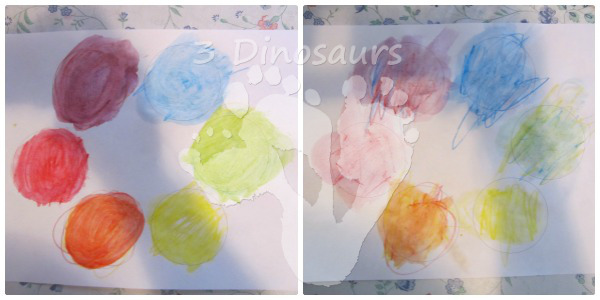 Watercolor Color Wheel - 3Dinosaurs.com