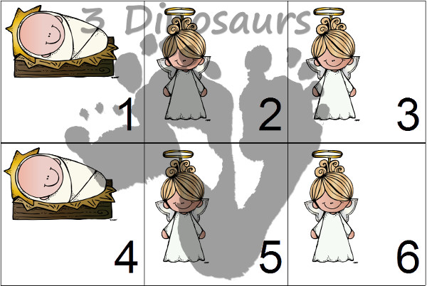 Free 2014 Nativity Calendar Printable - 3Dinosaurs.com