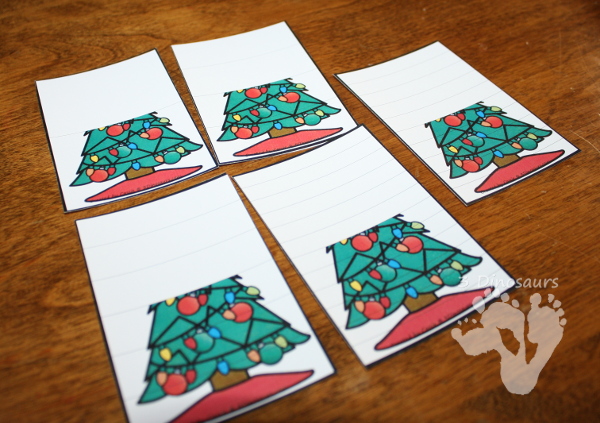 Free Comparing Christmas Fractions - hands on look at compare different fractions with a Christmas Theme - 3Dinosaurs.com