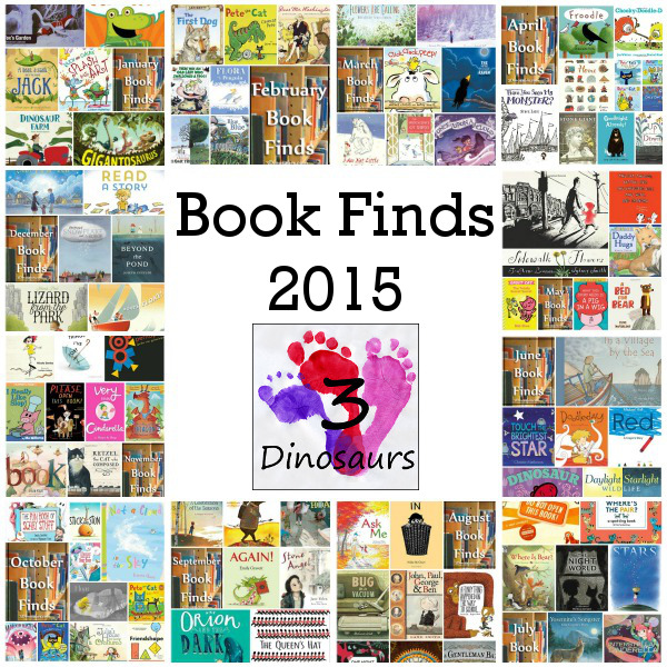 Book Finds 2015 - check out 12 months of book finds with loads of different picture book ideas - over 85 books to pick from - 3Dinosaurs.com