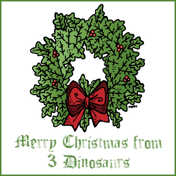 Merry Christmas by 3Dinosaurs.com