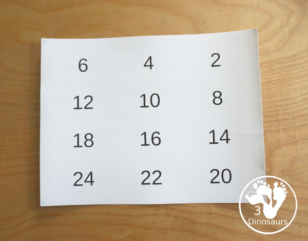 Free Multiplication Flashcards Printable With Answers - multiplication from 1 to 12 with answers you can print on the back of the cards. All the equations for one number on one page. - 3Dinosaurs.com