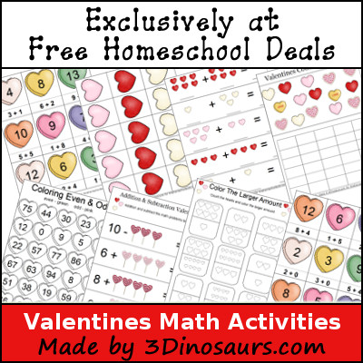 Free Valentines Math Printables