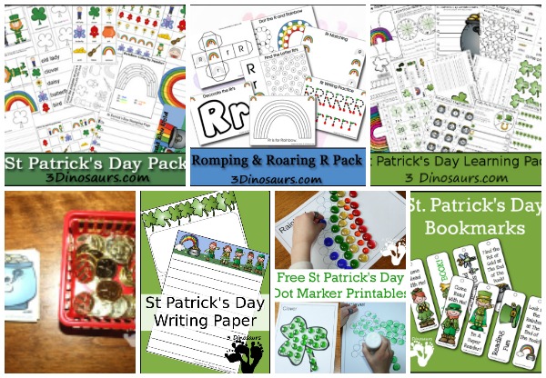 20+ St Patrick's Day Printables & Activities on 3 Dinosaurs - 3Dinosaurs.com