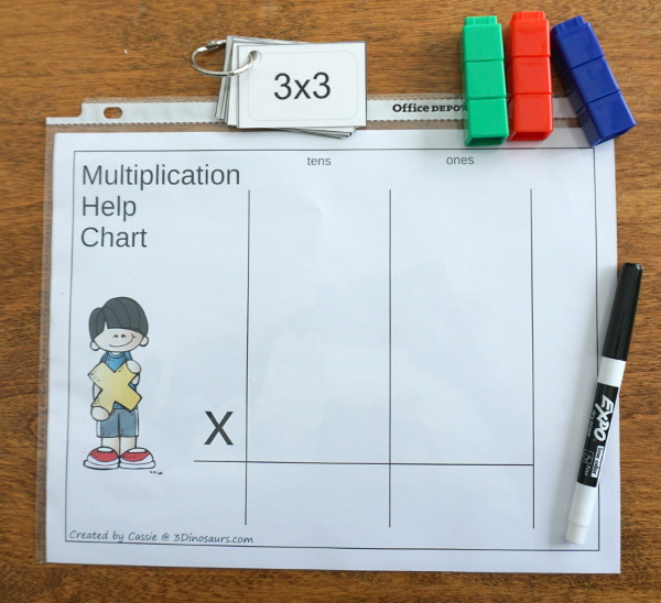 Free Place Value Mats for Multiplication & Division - 3 mats for multiplication and division with different levels of place value. - 3Dinosaurs.com