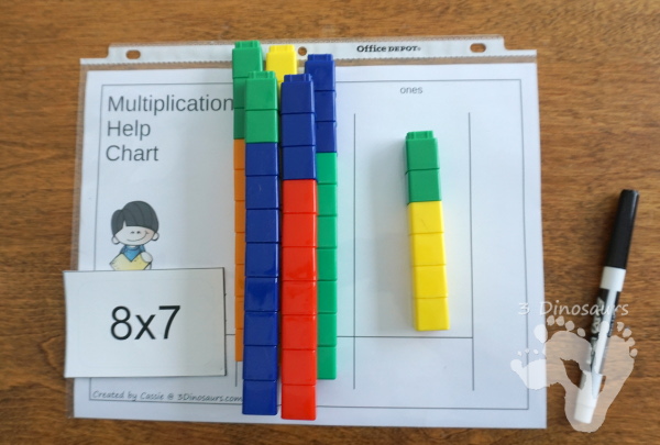 Free Place Value Mats for Multiplication & Division - 3 mats for multiplication and division with different levels of place value. - 3Dinosaurs.com