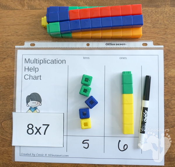 Free Place Value Mats for Multiplication & Division - 3 mats for multiplication and division with different levels of place value. - 3Dinosaurs.com