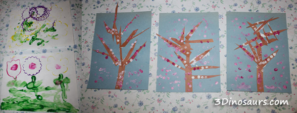 Spring Blossom Tree - Spring Stamping Flowers