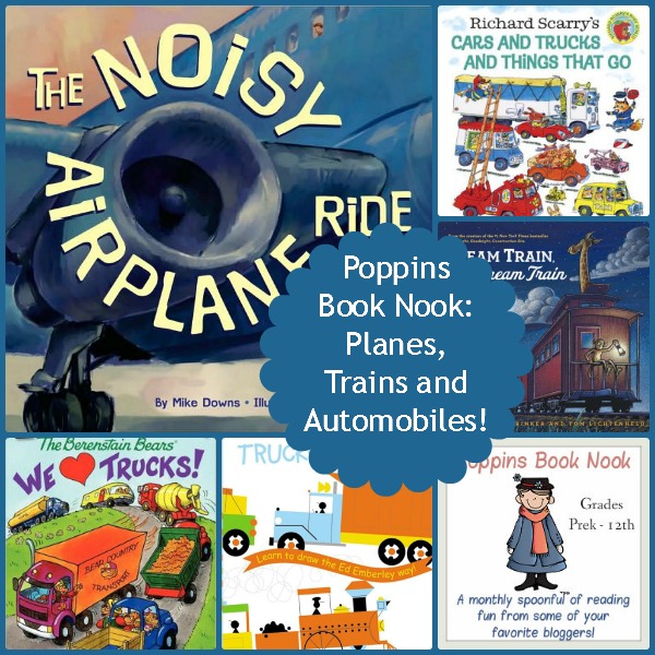 April Poppins Book Nook: Planes, Trains and Automobiles! - 3Dinosaurs.com