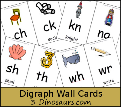 Free Digraph Wall Cards