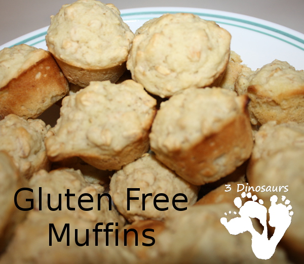 Making Gluten Free Muffins - If You Give A Moose a Muffin - 3Dinosaurs.com