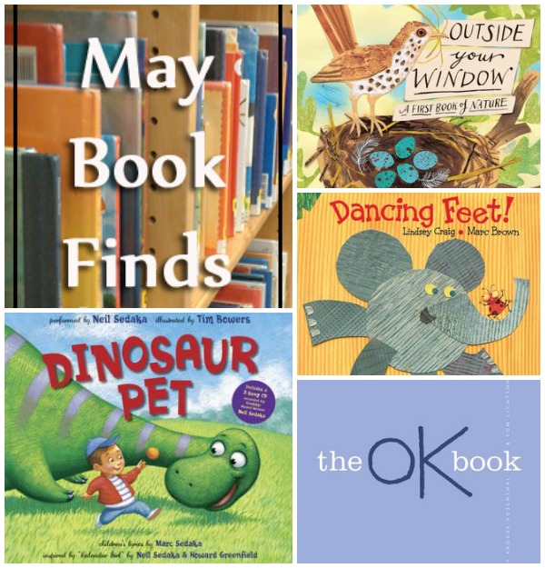 May 2012 book finds: Dinosaur Pet, Dancing Feet, The OK Book, and Out Your Window - 3Dinosaurs.com