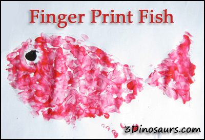 Finger Print Fish - Swimmy