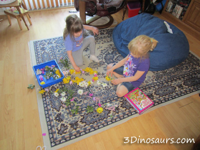 Flower Sensory Bin