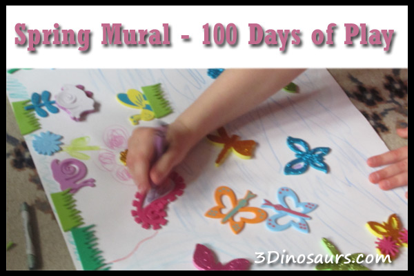 Spring Mural - 100 Days of Play