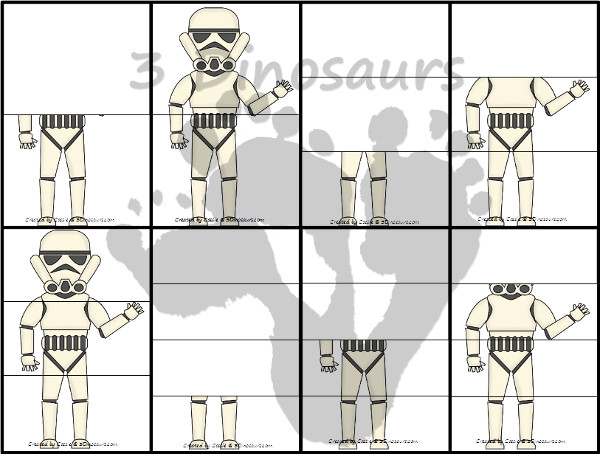 Free Star Wars Math: Comparing Stormtrooper Fractions - 3Dinosaurs.com