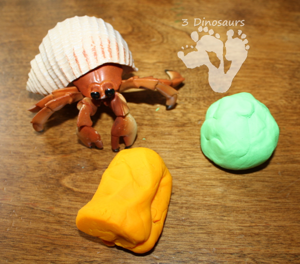 Playdough House for Hermit Crab - 3Dinosaurs.com