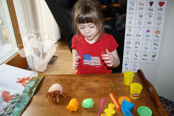 Playdough House for Hermit Crab - 3Dinosaurs.com