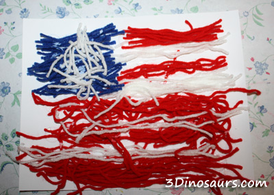 Yarn American Flag