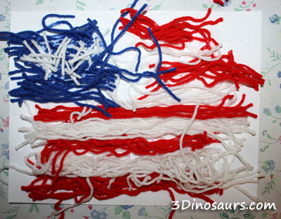 Yarn American Flag