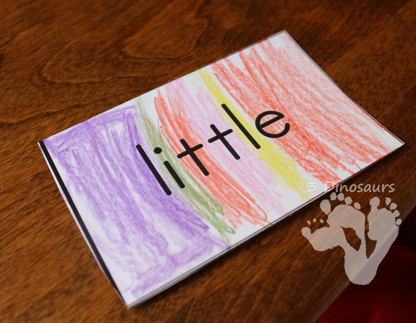 Making Your Own Sight Word Puzzles - hands on activity for kids using sight words - 3Dinosaurs.com