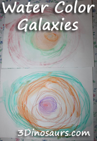 Water Color Galaxies