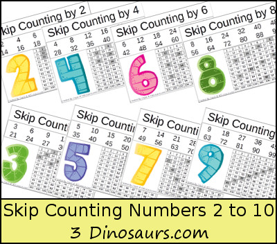 Free Number Skip Counting Printable