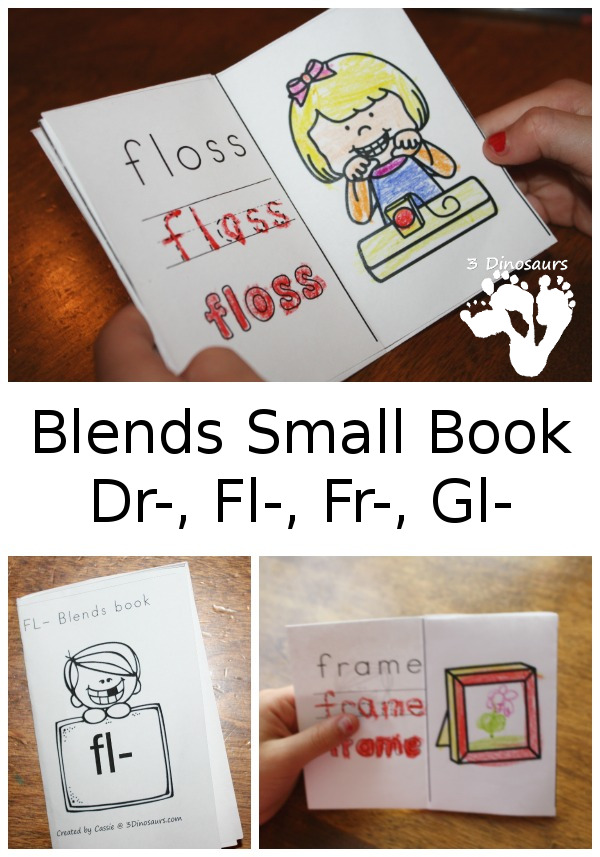 Free Blends Small Book: Dr-, Fl-, Fr-, Gl- - 3Dinosaurs.com