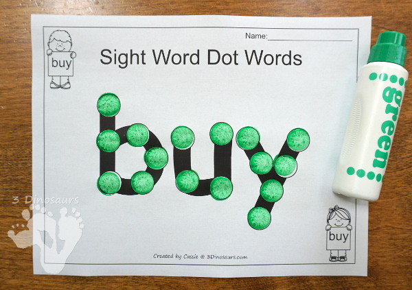 Romping & Roaring Second Grade Sight Word Packs - all 46 words together in nice package with 10 activities for each work PLUS extras only in the set - 3Dinosaurs.com