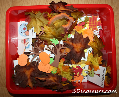 Fall Sensory Bin