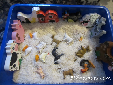 Farm Sensory Bin