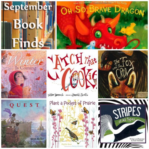 Book Finds August 2014: animals, book finds, dragons, fall, folk tales, gingerbread, wordless - 3Dinosaurs.com