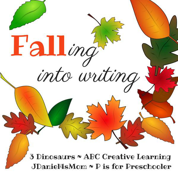 Fall Themed writing prompts from 3 Dinosaurs, ABC Creative Learning, JDaniel4’s Mom and P is for Preschooler  - 3Dinosaurs.com