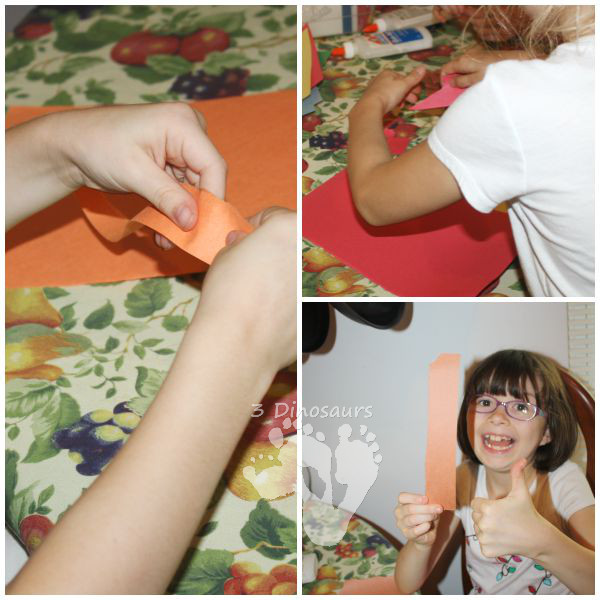 Torn Paper Fall Tree: great fine motor and craft together  - 3Dinosaurs.com