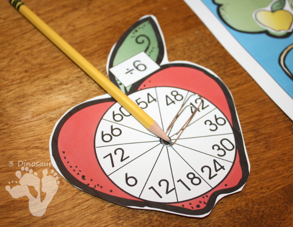 Apple Themed Multiplication and Division with no prep and hands on activities $ - 3Dinosaurs.com