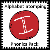 Alphabet Stomping Phonics I PreK-Kinder Pack - 3Dinosaurs.com