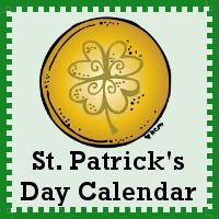 Free St. Patrick’s Day Calendar Set