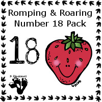 Romping & Roaring Number 18 Pack - 3Dinosaurs.com