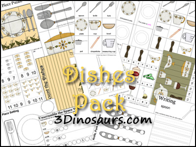 Dishes Printables