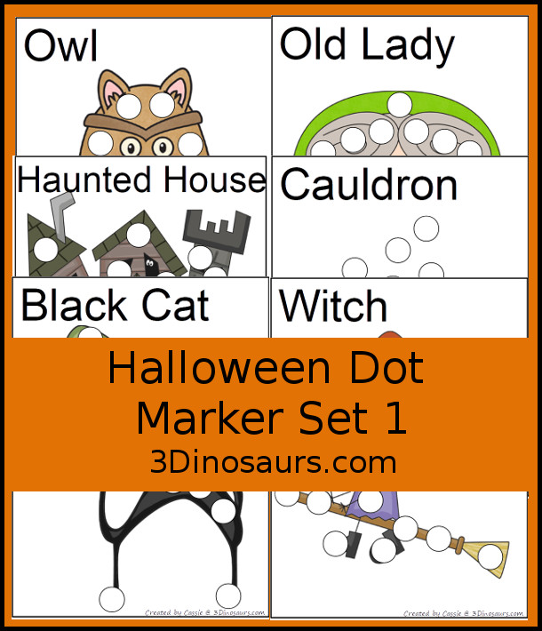 Halloween: Dot Marker Pages