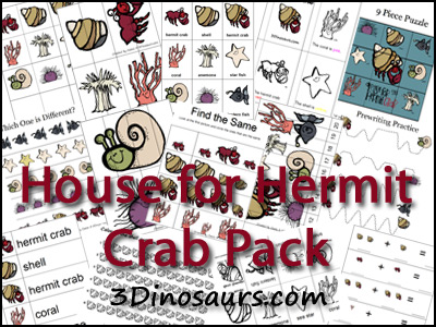 House for Hermit Crab Printables