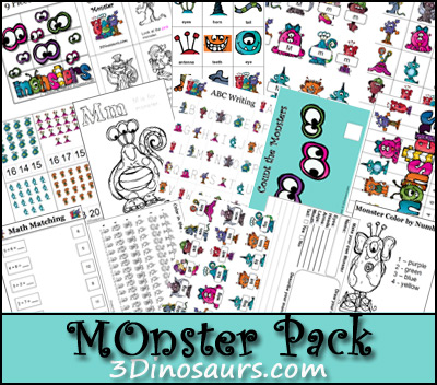 Monster Pack - 3Dinosaurs.com